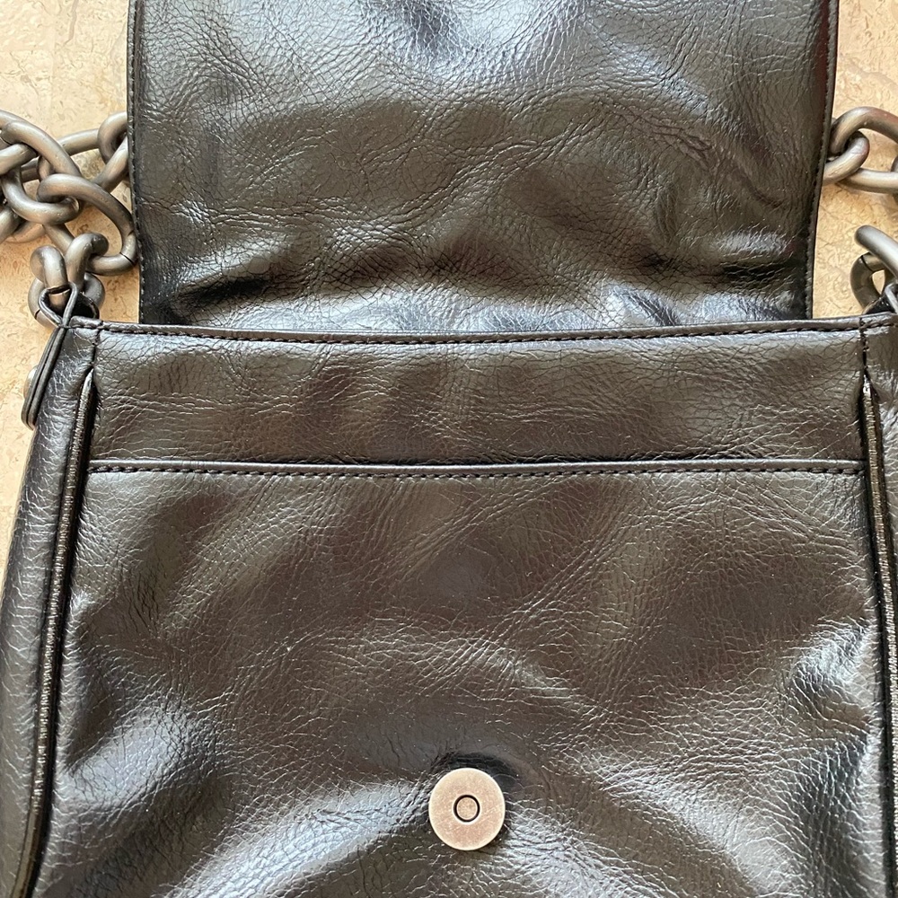 Simply Vera Vera Wang Black Jeweled Purse HandBag - Picture 6 of 10